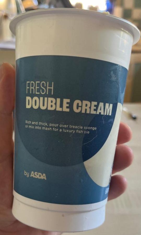 Fotografie - Fresh double cream Asda