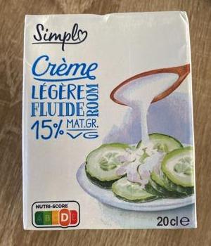 Fotografie - Crème légère fluide 15% Simpl