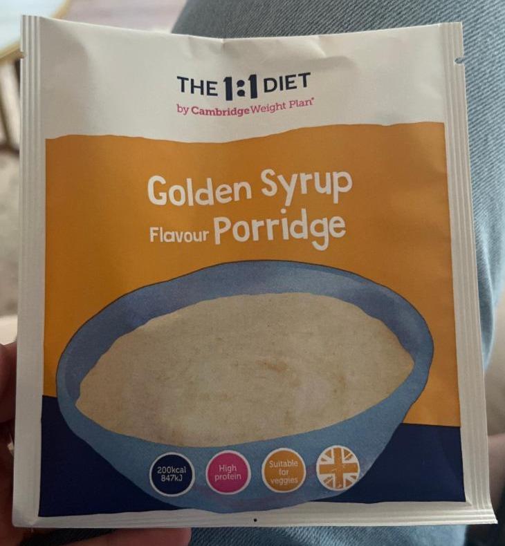 Fotografie - 1:1 Diet Golden Syrup Flavour Porridge by Cambridge Weight Plan