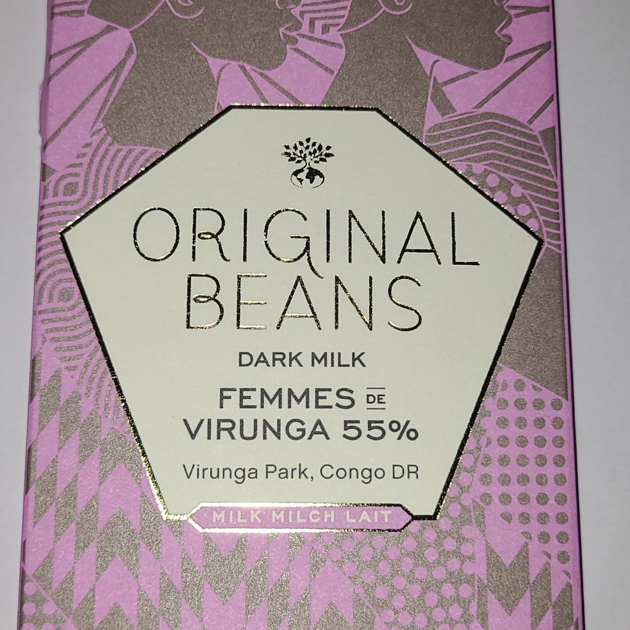 Fotografie - Dark milk femmes de virunga 55% Original Beans