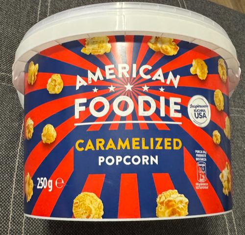 Fotografie - Caramelized popcorn American foodie