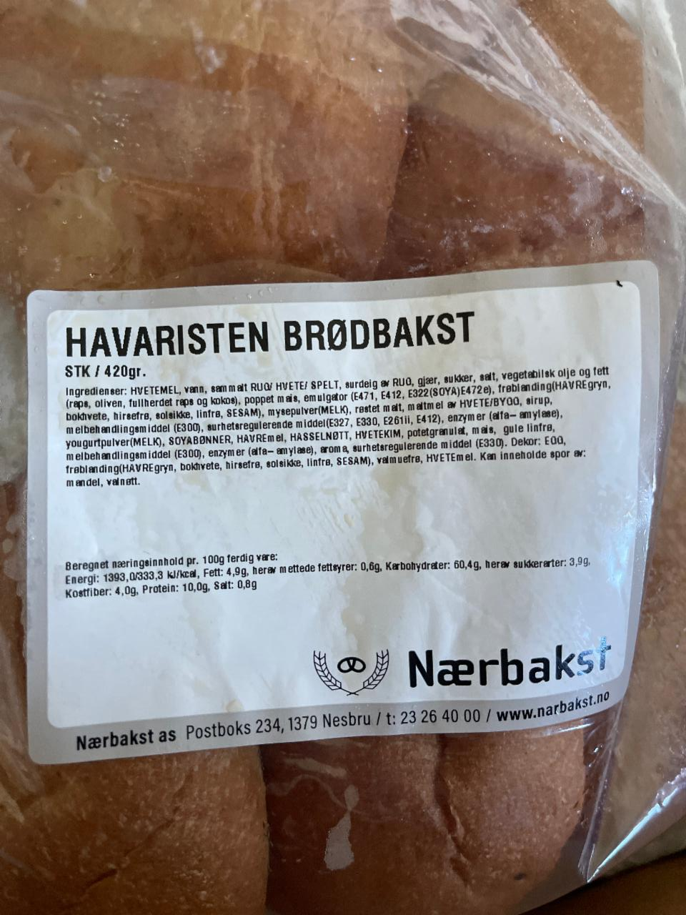 Fotografie - Havaristen brødbakst Nærbakst