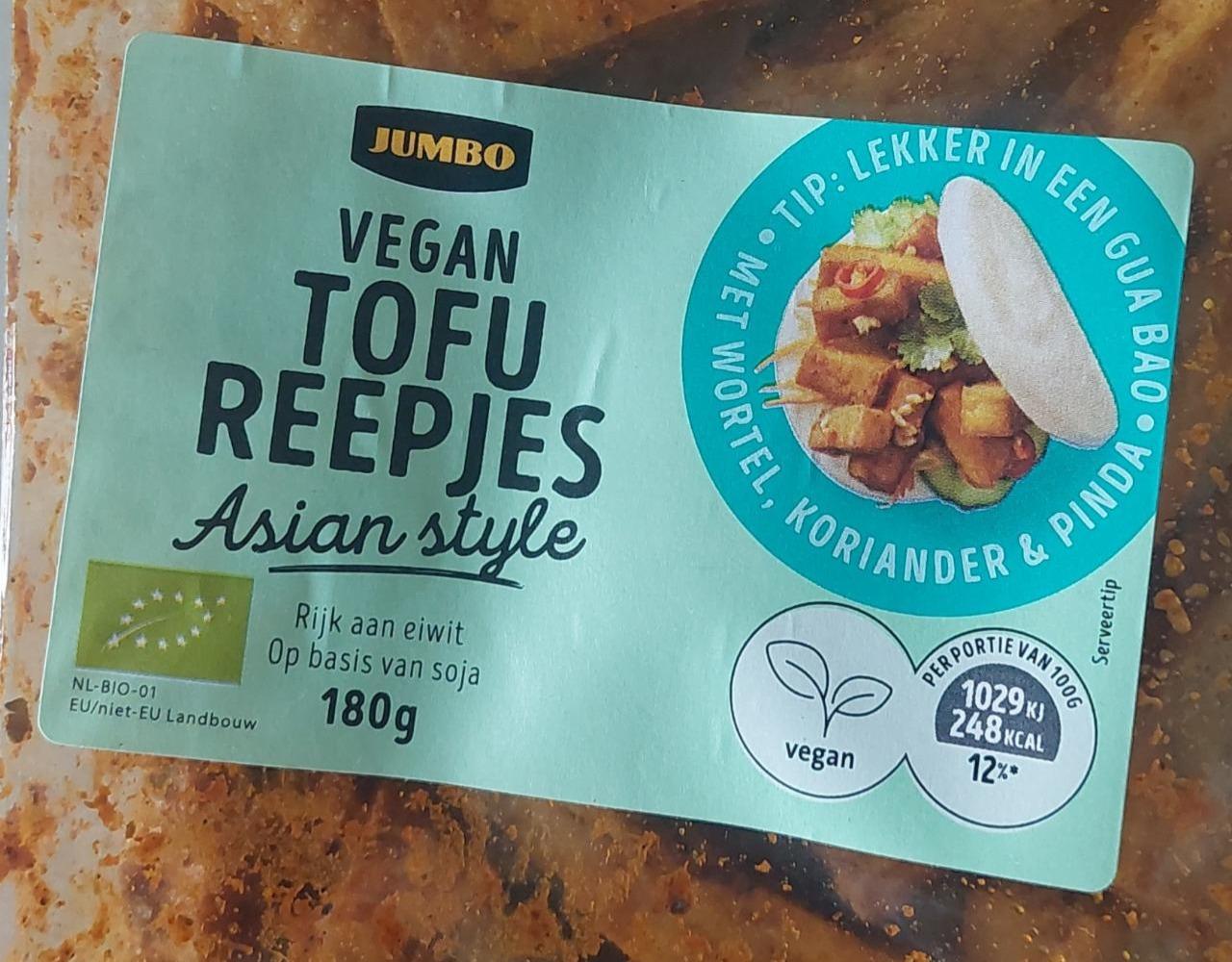 Fotografie - Vegan tofu reepjes asian style Jumbo