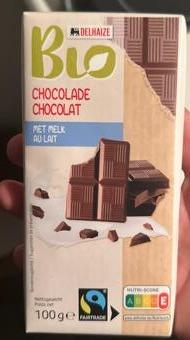 Fotografie - Bio chocolat au lait Delhaize