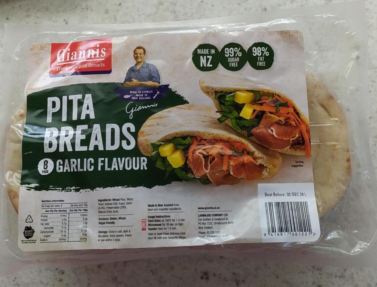 Fotografie - Pita bread garlic flavour Giannis