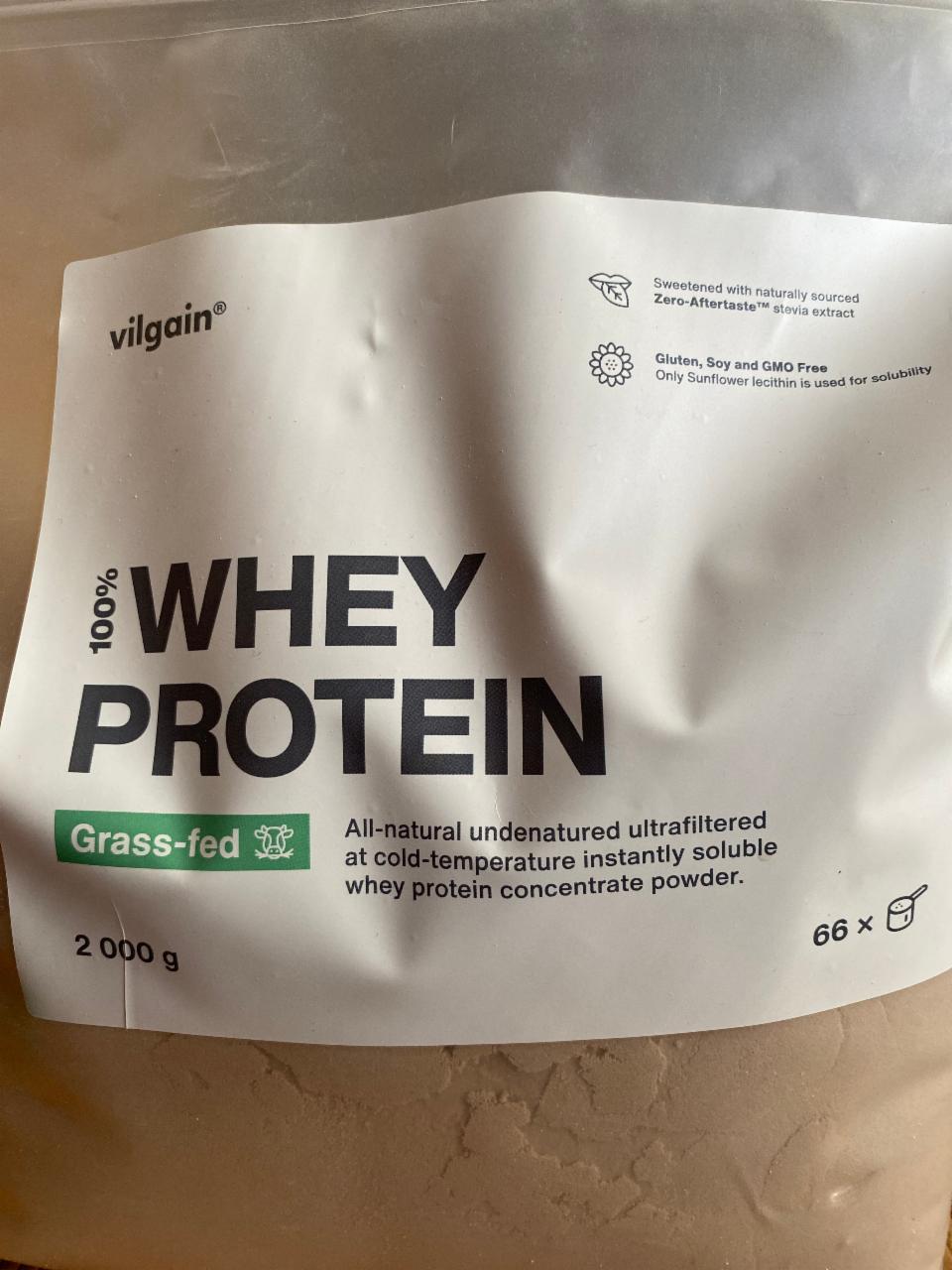 Fotografie - Grass-fed whey protein chocolate hazelnut Vilgain