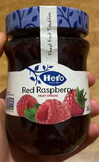 Fotografie - Red raspberry fruit spread Hero