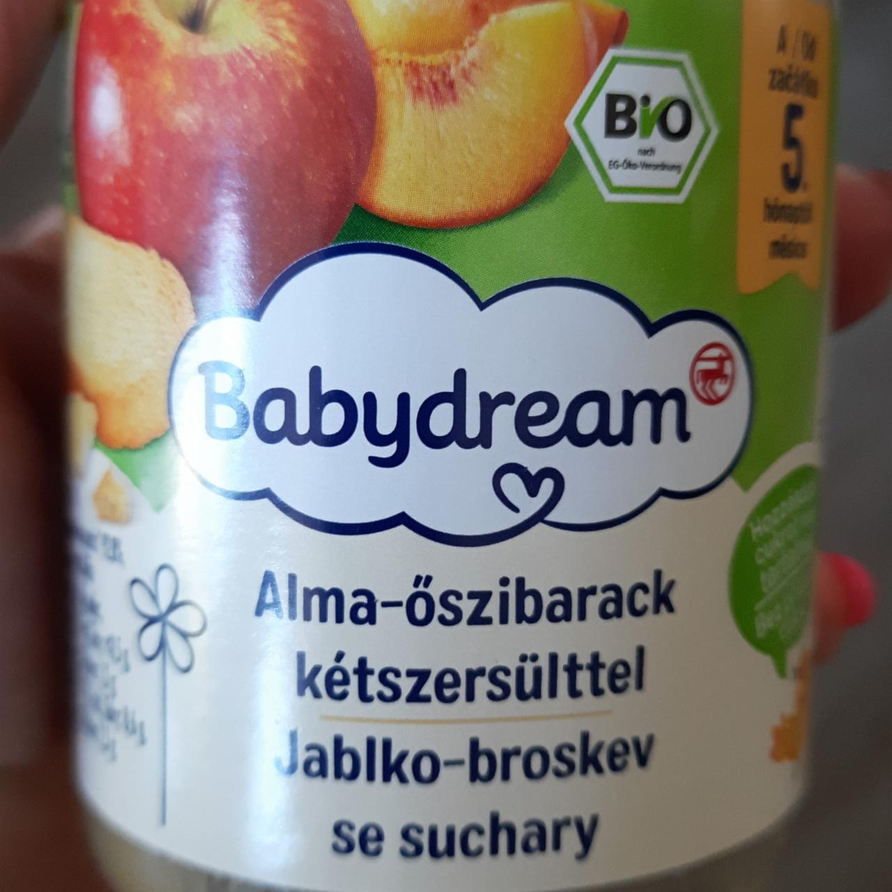 Fotografie - Jablko-broskev se suchary Babydream