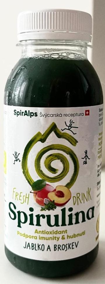 Fotografie - Fresh Drink Spirulina Jablko a Broskev SpirAlps