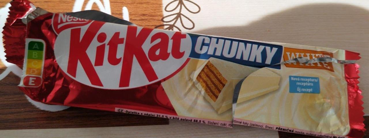 Fotografie - kit kat chunky white Nestlé