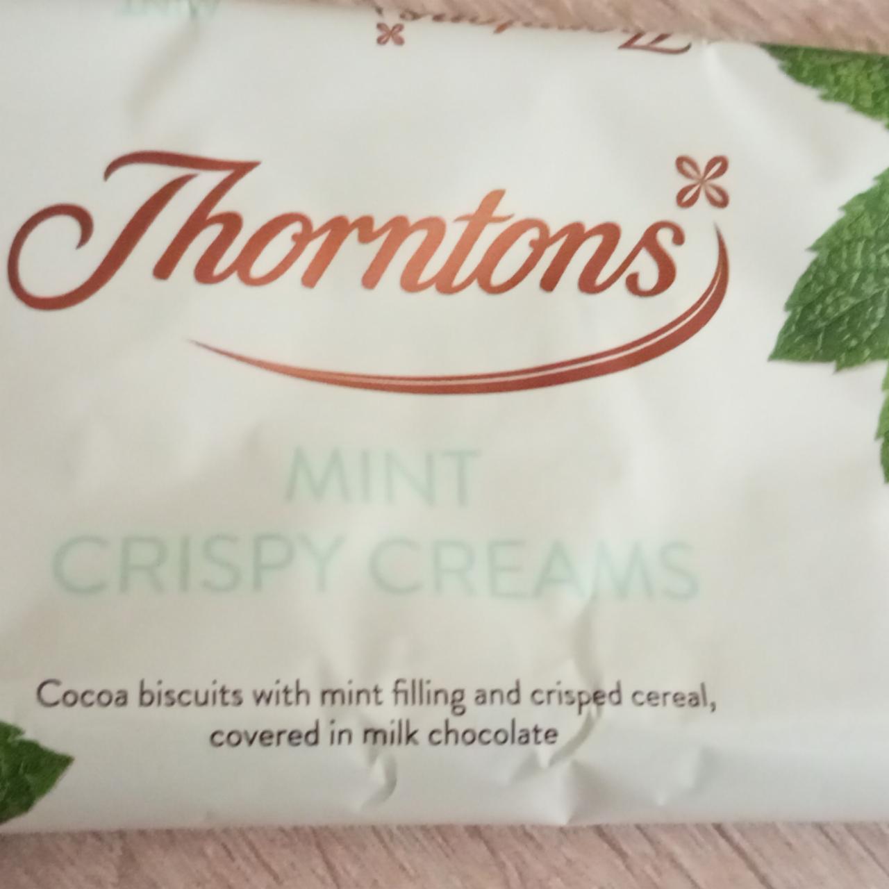 Fotografie - Mint crispy creams Thorntons