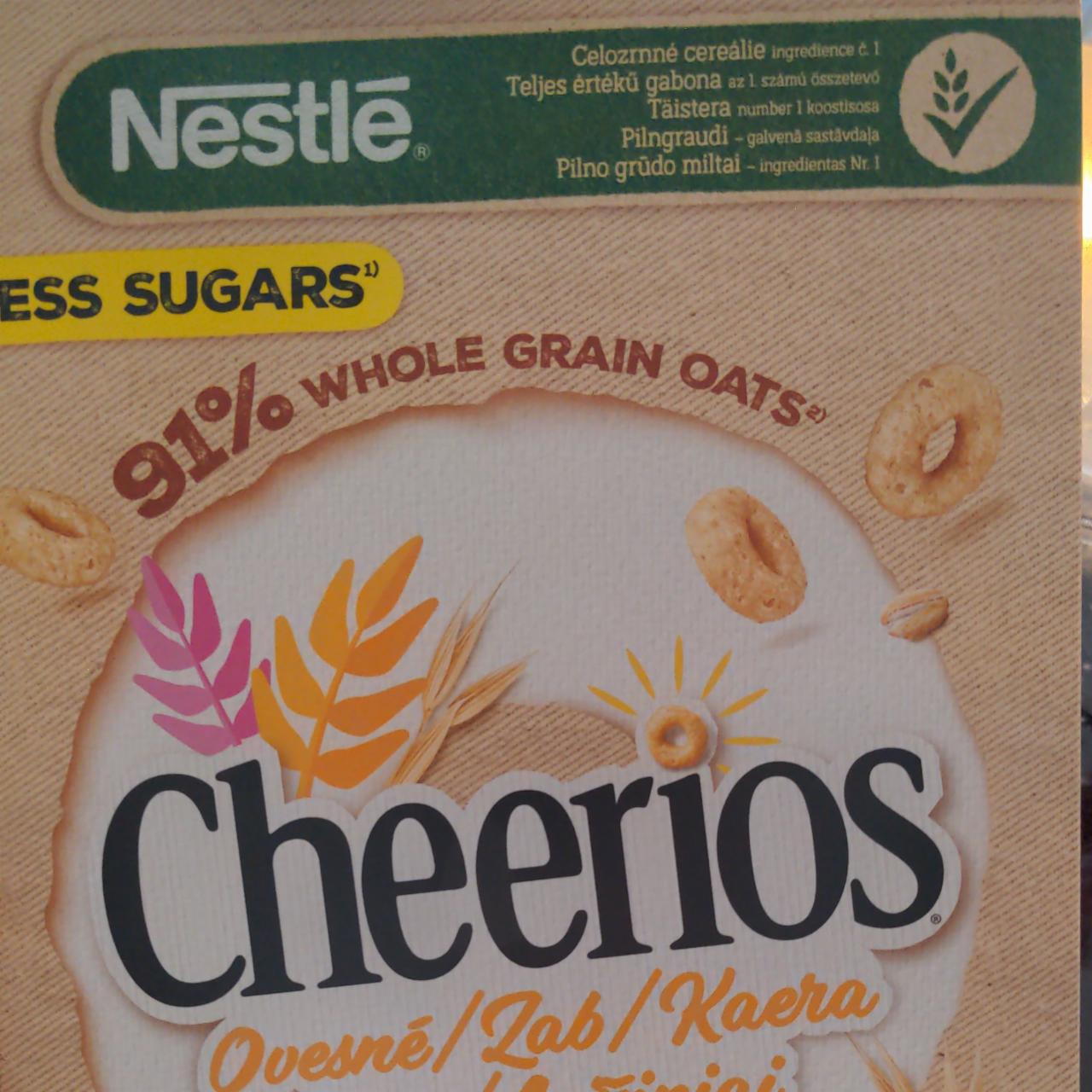 Fotografie - Cheerios ovesné 91% whole grain oats Nestlé