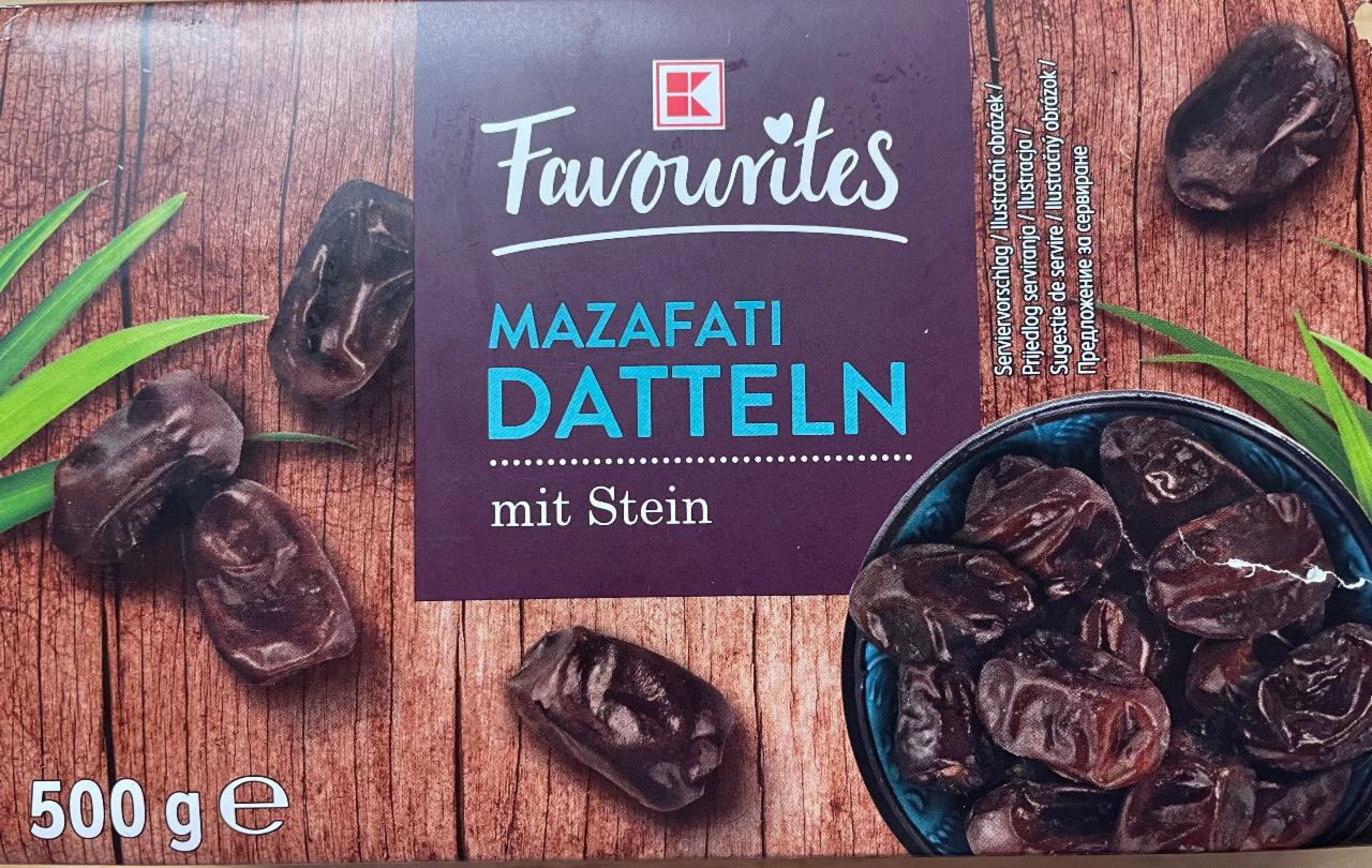 Fotografie - Mazafati datteln mit stein K-Favourites