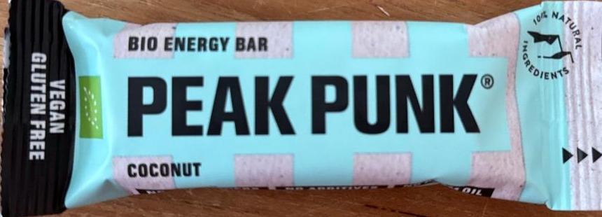 Fotografie - Bio energy bar coconut Peak Punk