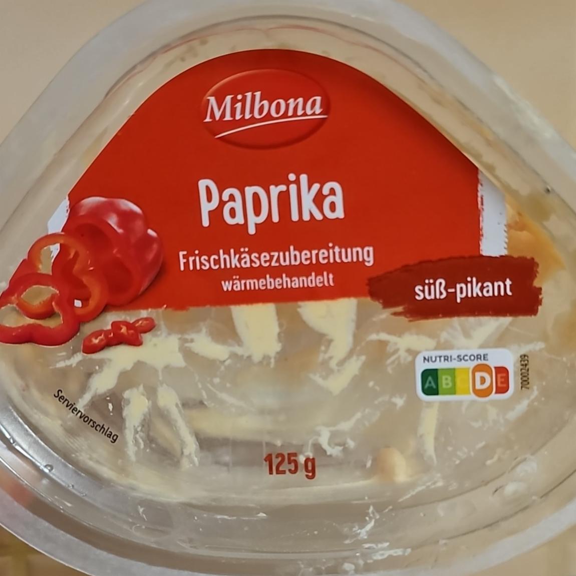 Fotografie - Paprika frischkäsezuberaitung süß-pikant Milbona