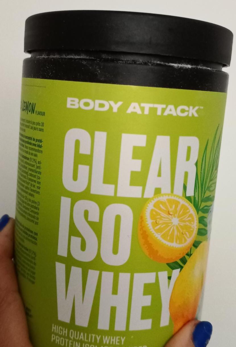 Fotografie - Clear iso whey ice tea Body Attack