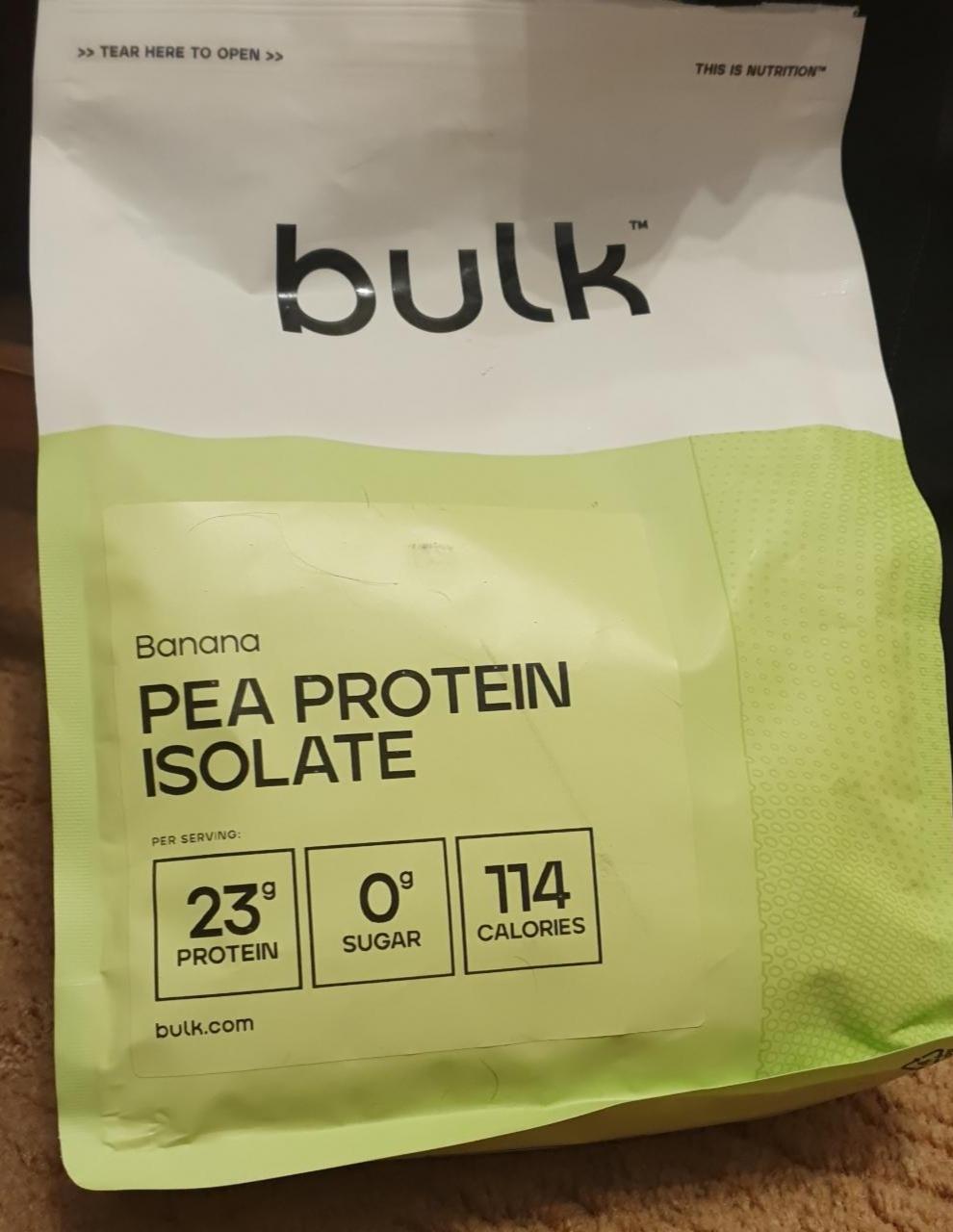 Fotografie - Pea protein isolate banana Bulk