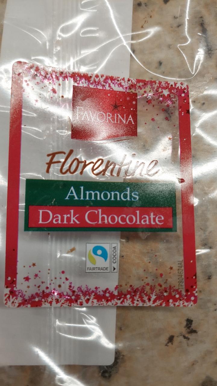 Fotografie - Almound Florentines with Dark Chocolate Favorina