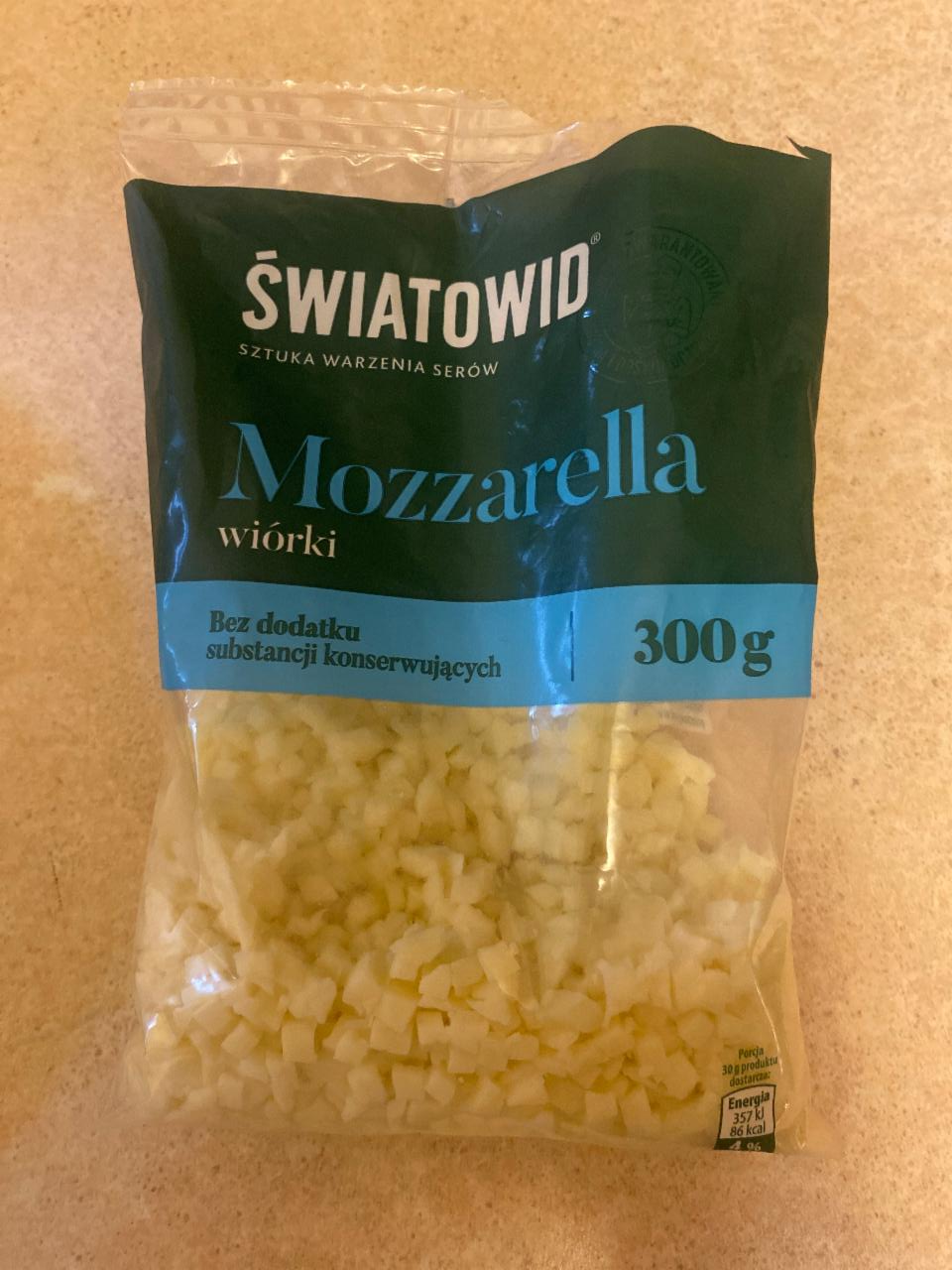 Fotografie - Mozzarella wiórki Światowid