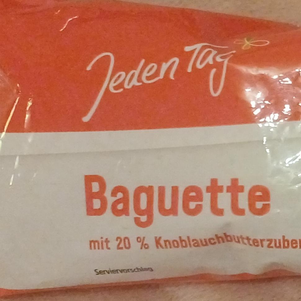 Fotografie - Baguette mit 20% knoblauchbutterzubereitung gefüllt Jeden Tag