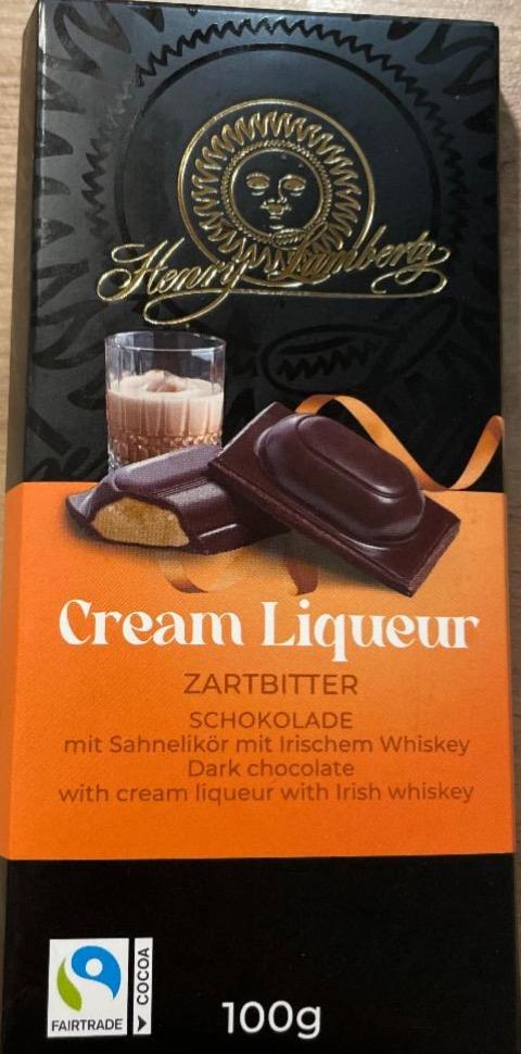 Fotografie - Cream liqueur zartbitter schokolade Henry Lambertz