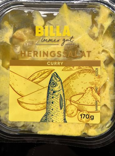 Fotografie - Heringssalat curry Billa