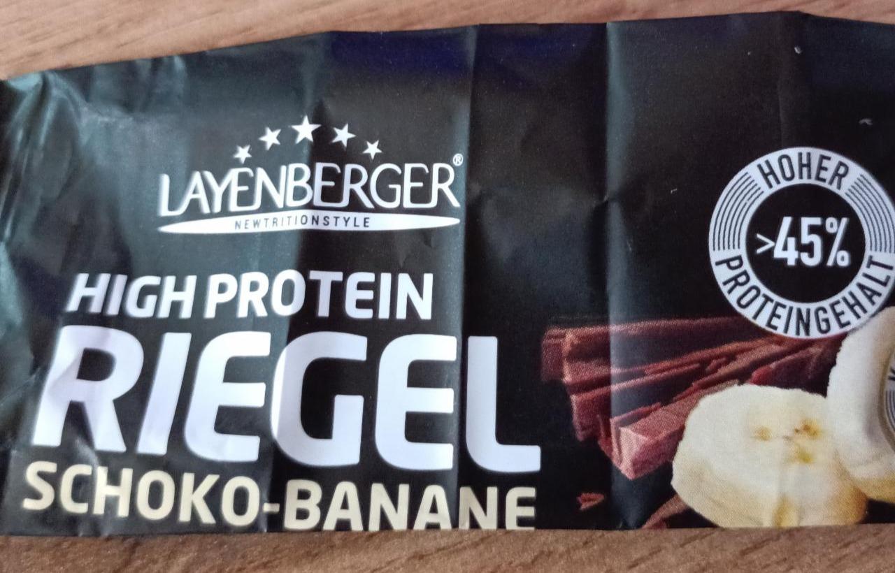 Fotografie - High protein riegel schoko-banane Layenberger