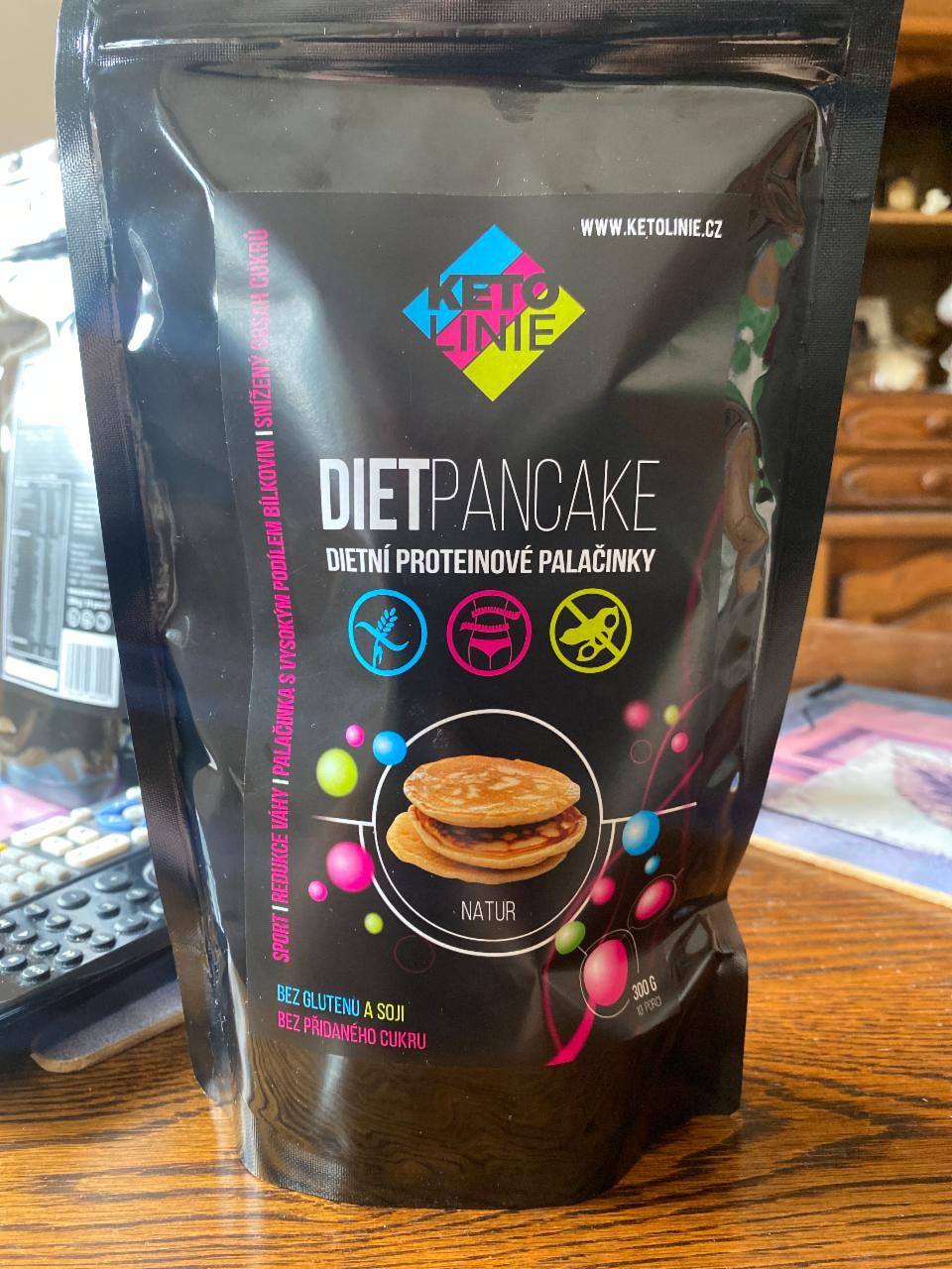 Fotografie - Diet pancake dietní proteinové palačinky natur KetoLinie