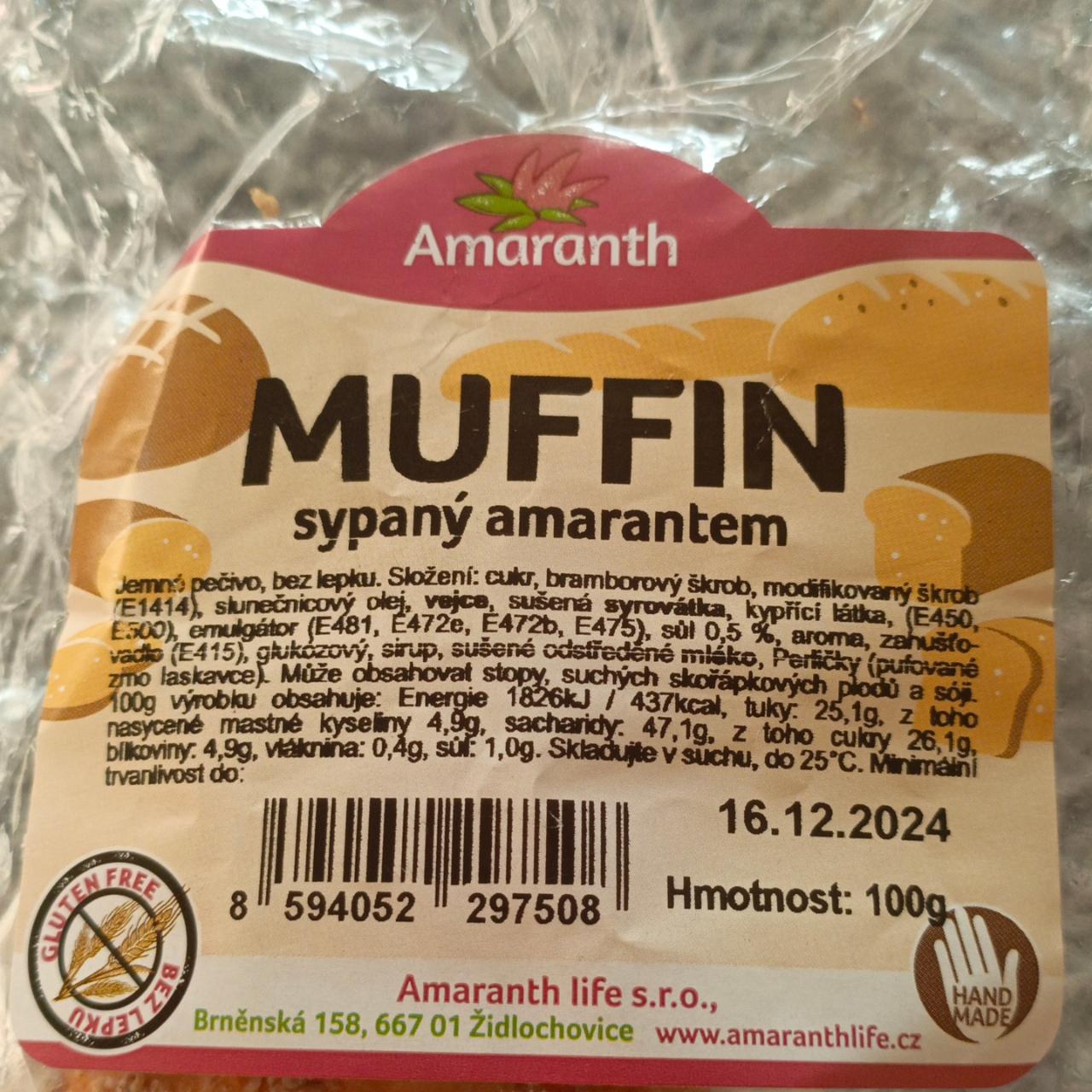 Fotografie - Muffin sypaný amarantem Amaranth