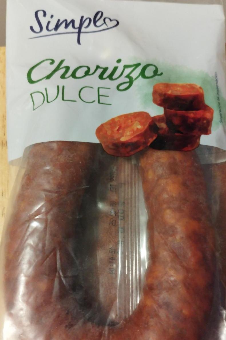 Fotografie - Chorizo dulce Simply