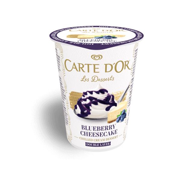 Fotografie - Carte d'Or Les Desserts blueberry cheesecake chilled cream dessert Olma