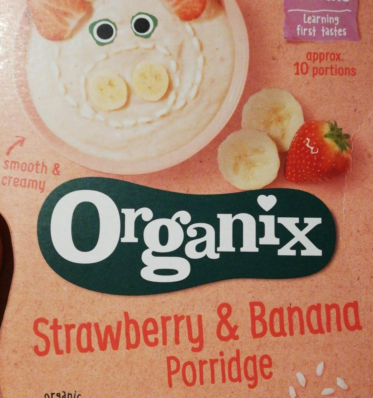 Fotografie - Strawberry & banana porridge Organix