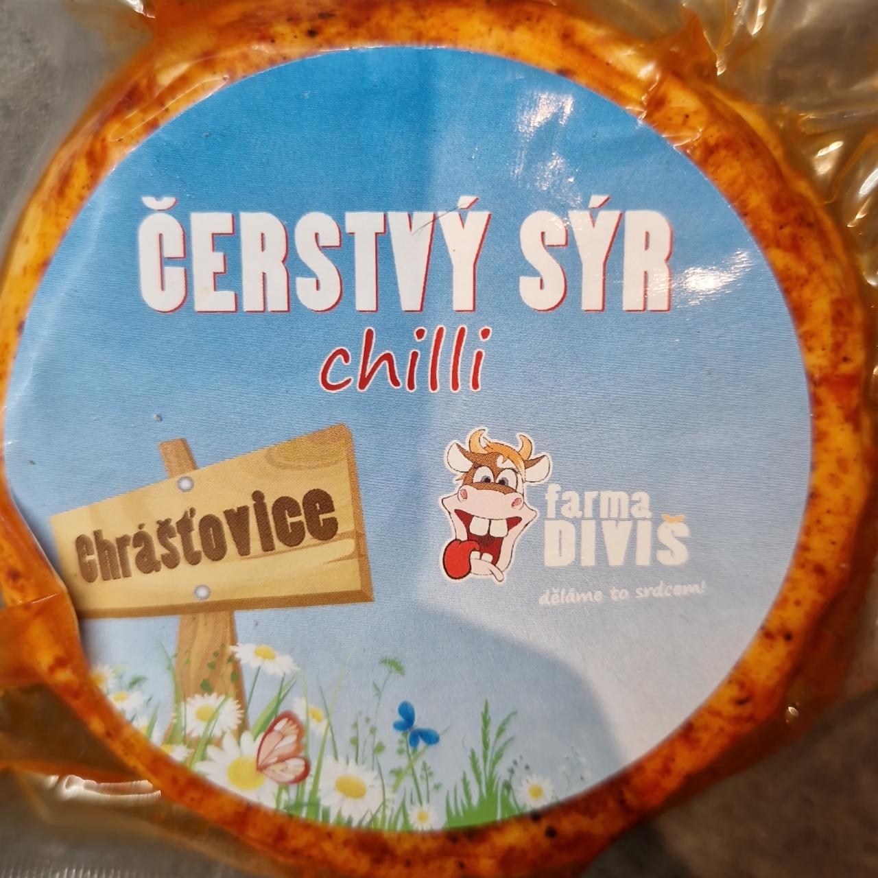 Fotografie - Čerstvý sýr chilli Farma Diviš