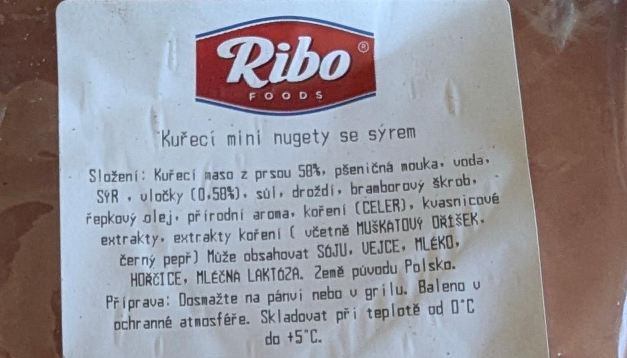 Fotografie - Kuřecí mini nugety se sýrem Ribo foods