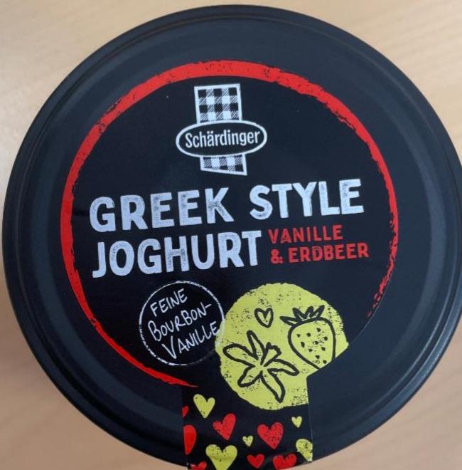 Fotografie - Greek style joghurt vanille & erdbeer Schärdinger