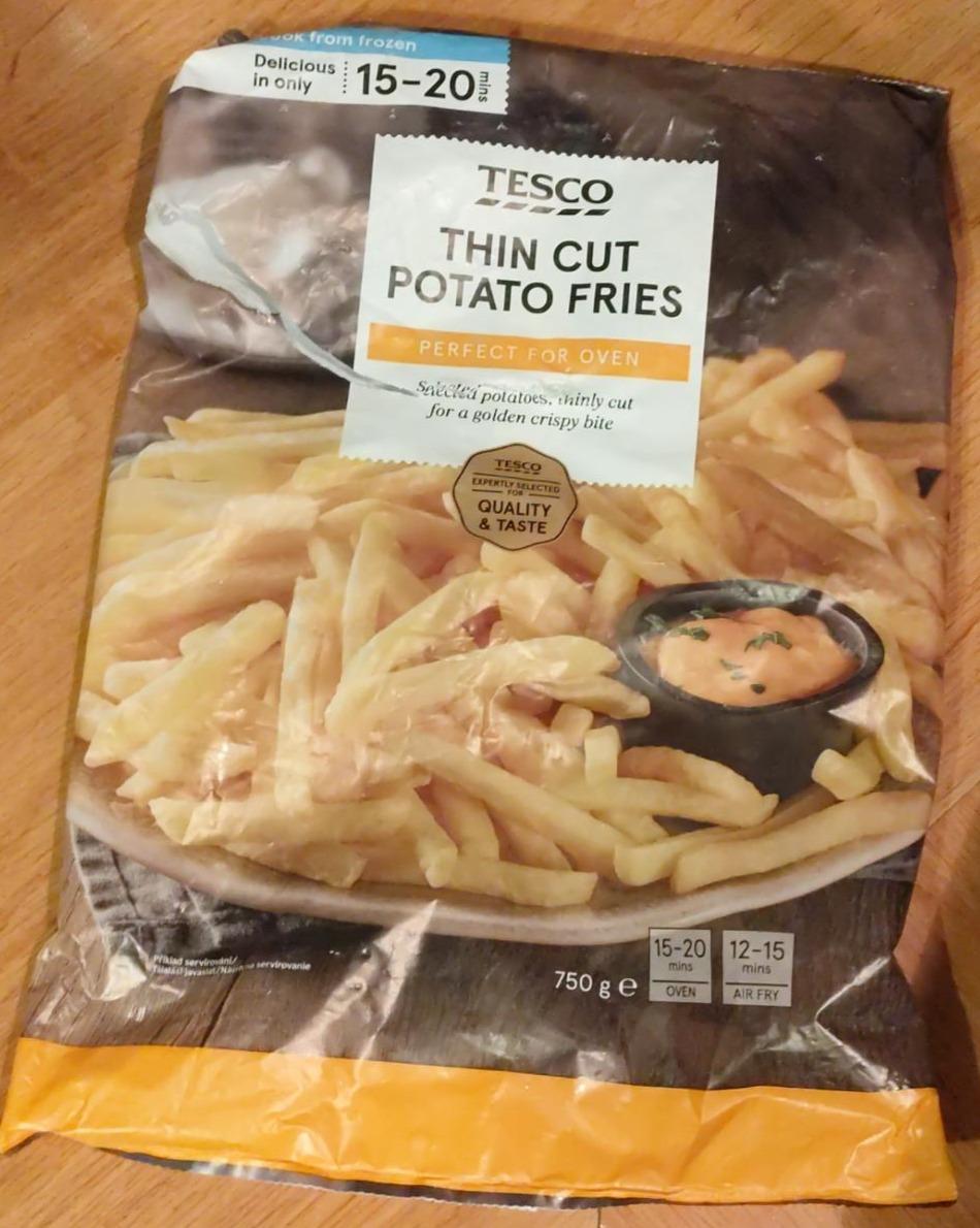 Fotografie - Thin cut potato fries Tesco