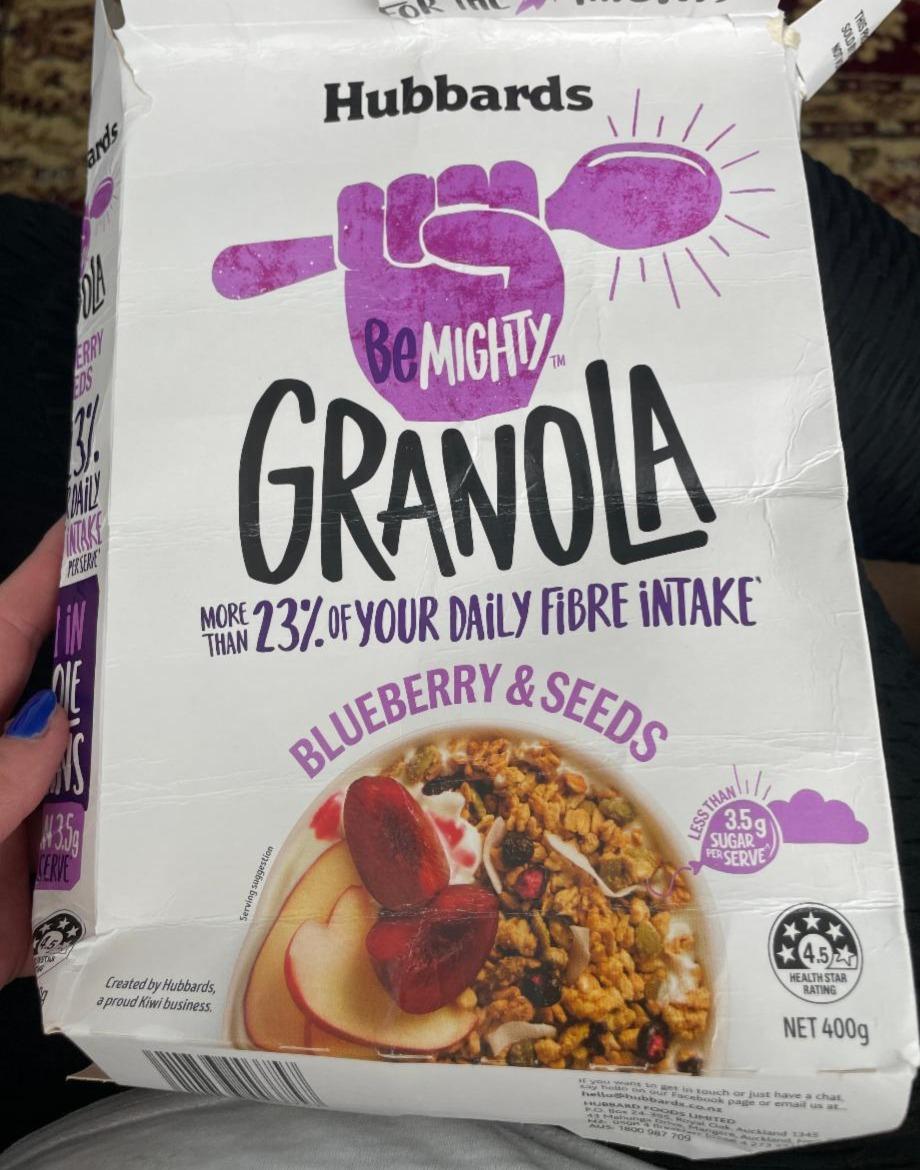 Fotografie - Granola blueberry & seeds Hubbards BeMighty