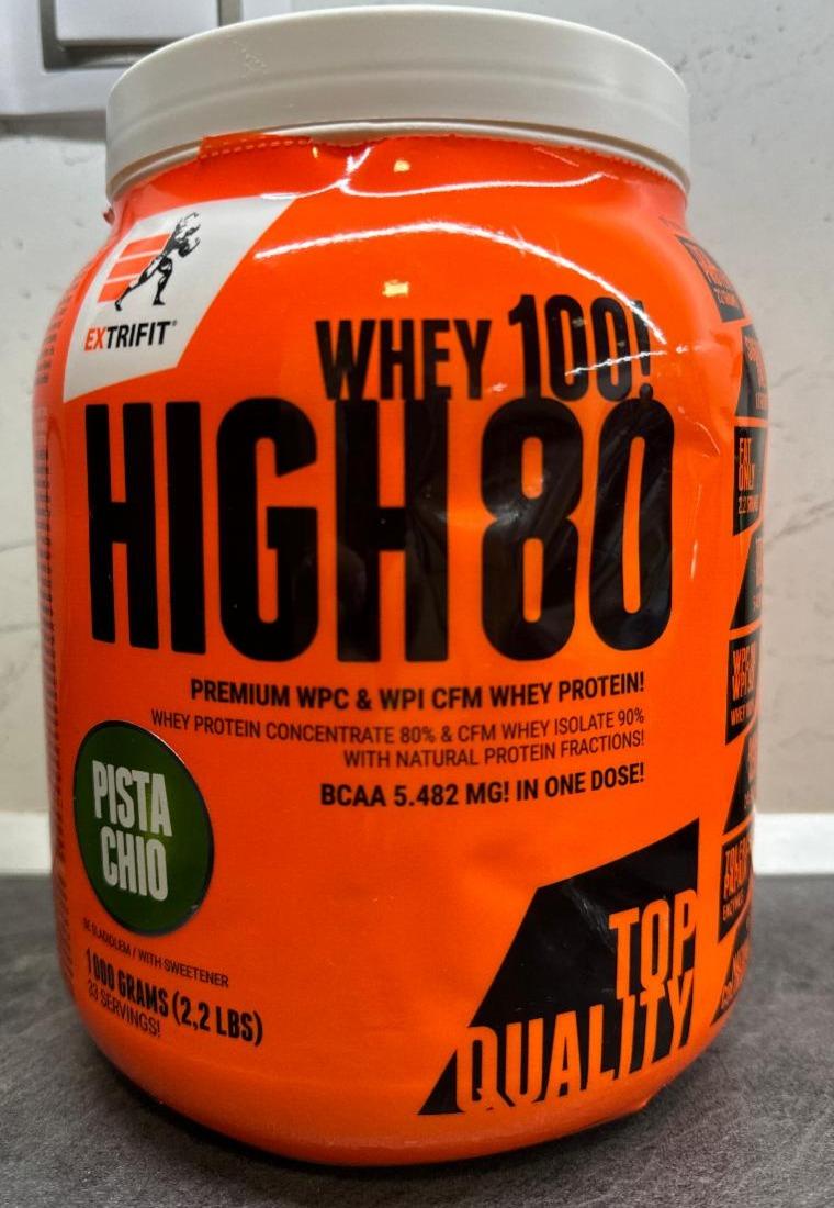 Fotografie - Whey 100! High 80 Pistachio Extrifit