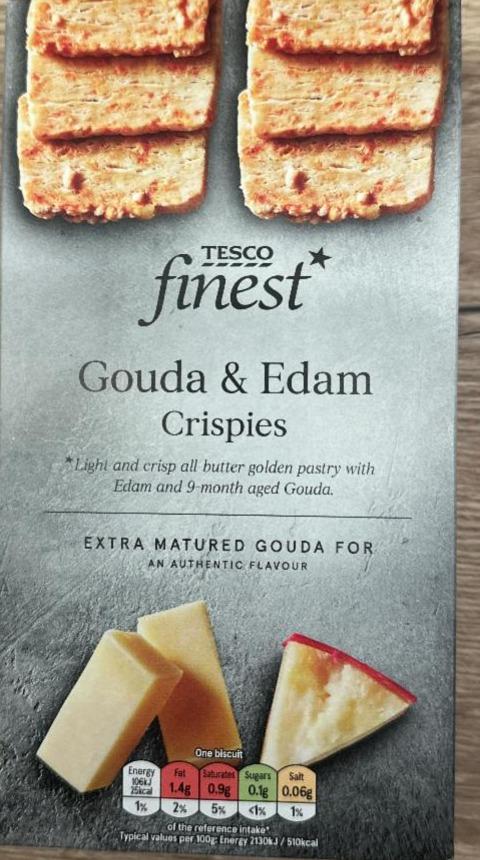 Fotografie - Gouda & edam crispies Tesco finest