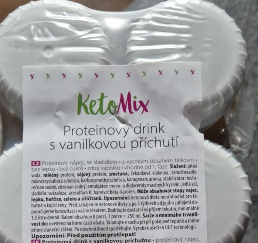 Fotografie - Proteinový drink s vanilkovou příchutí KetoMix