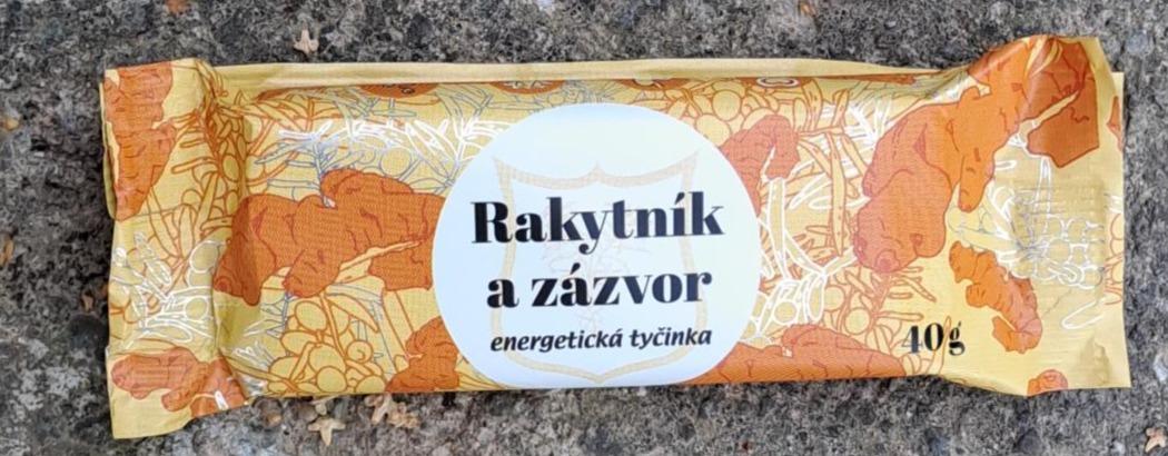 Fotografie - Rakytník a zázvor energetická tyčinka