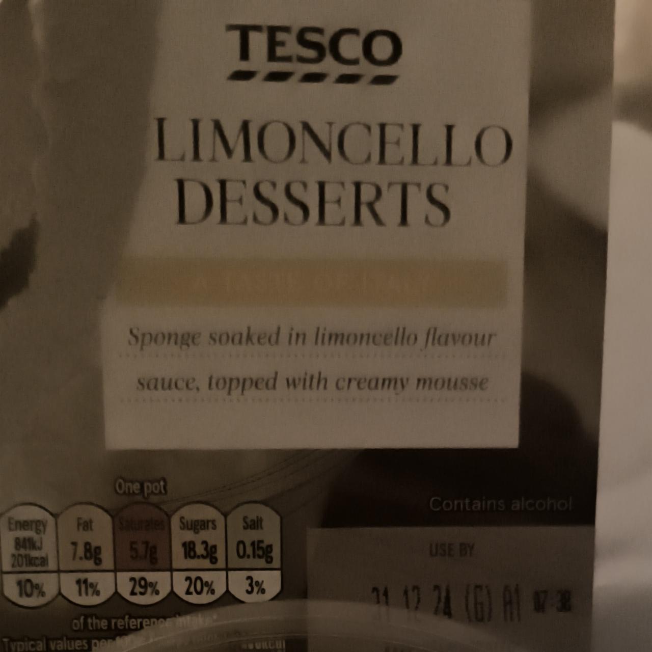 Fotografie - Limoncello desserts Tesco