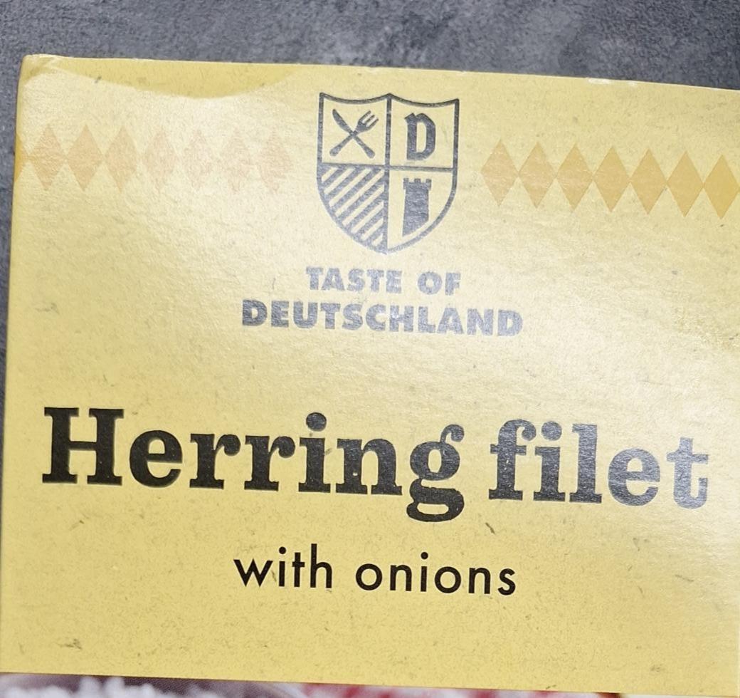 Fotografie - Herring filet with onions Taste of Deutschland