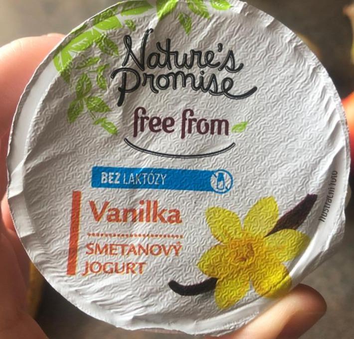 Fotografie - Free from bez laktózy, Smetanový jogurt Vanilka Nature's Promise