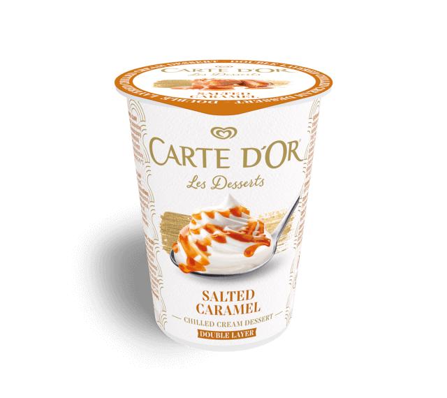 Fotografie - Carte d'Or Les Desserts salted caramel chilled cream dessert Olma