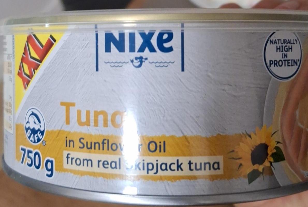 Fotografie - Tuna in sunflower oil from real skipjack tuna Nixe