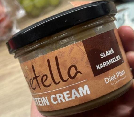 Fotografie - Dietella protein cream slaná karamelka Diet Plan