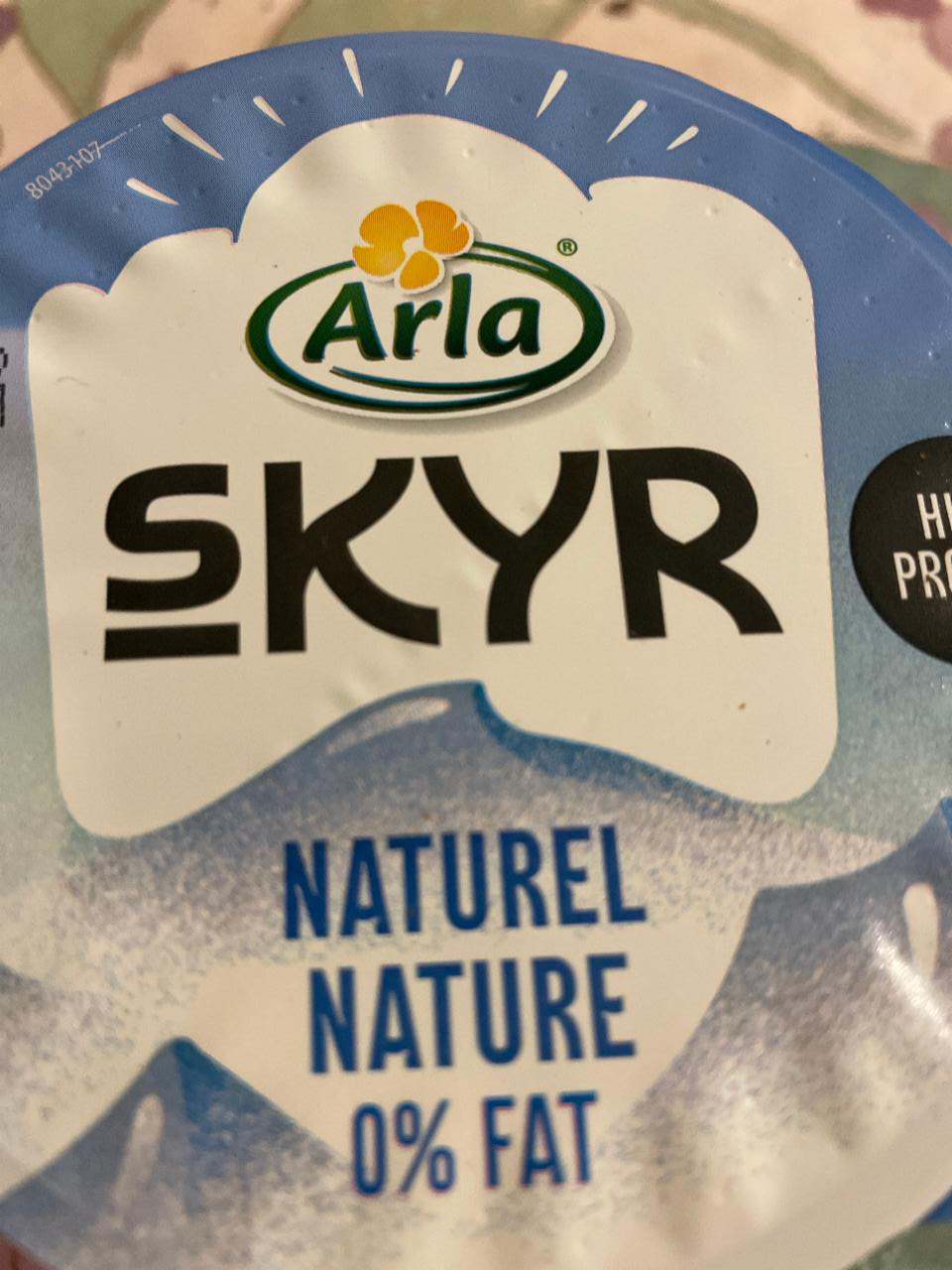 Fotografie - Skyr naturel 0% fat Arla