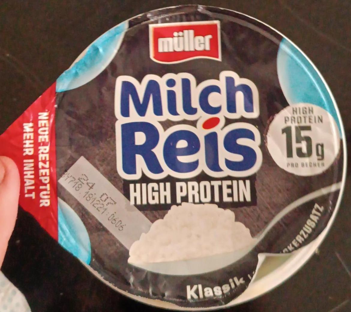 Fotografie - Milch reis high protein klassik Müller