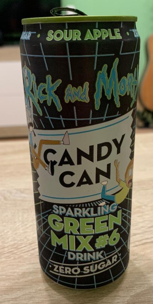 Fotografie - Rick and Morty sparkling green mix #6 Candy Can